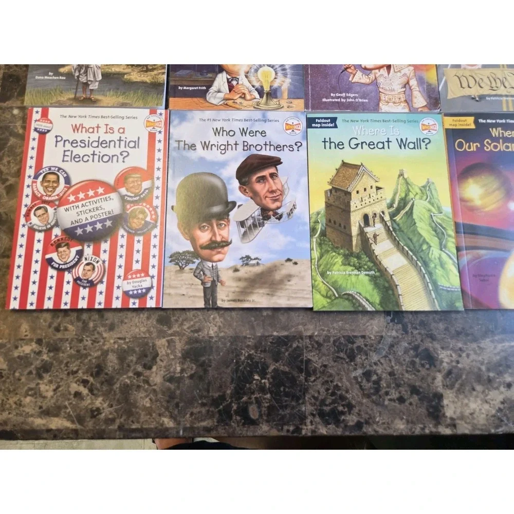 Who Was Books • Lot 18 Books Biography • Where Is What Is History Homeschool